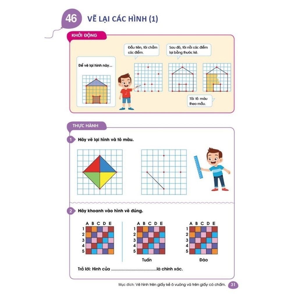Sách - Sắc Màu Toán Học - Chinh Phục Toán Tư Duy 4-6 Tuổi - Tập 2