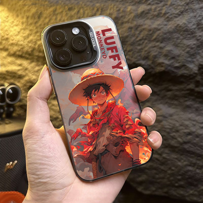 Vỏ Tương Thích Cho Samsung Galaxy S25 S23 FE S23 S24 Ultra S22 S21 Plus S20 S21 Note 20 Siêu Hoạt Hình One Piece Angry Luffy Zoro Matte Bìa Cứng