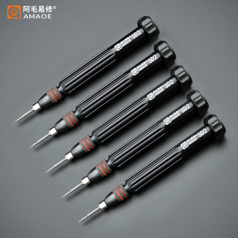 AMAOE SD2 Tua Vít Từ Tính Chính Xác S2 Thép Bit Vít Driver Cho iPhone Android Máy Tính Bảng Điện Thoại Di Động Mở Dụng Cụ Sửa Chữa