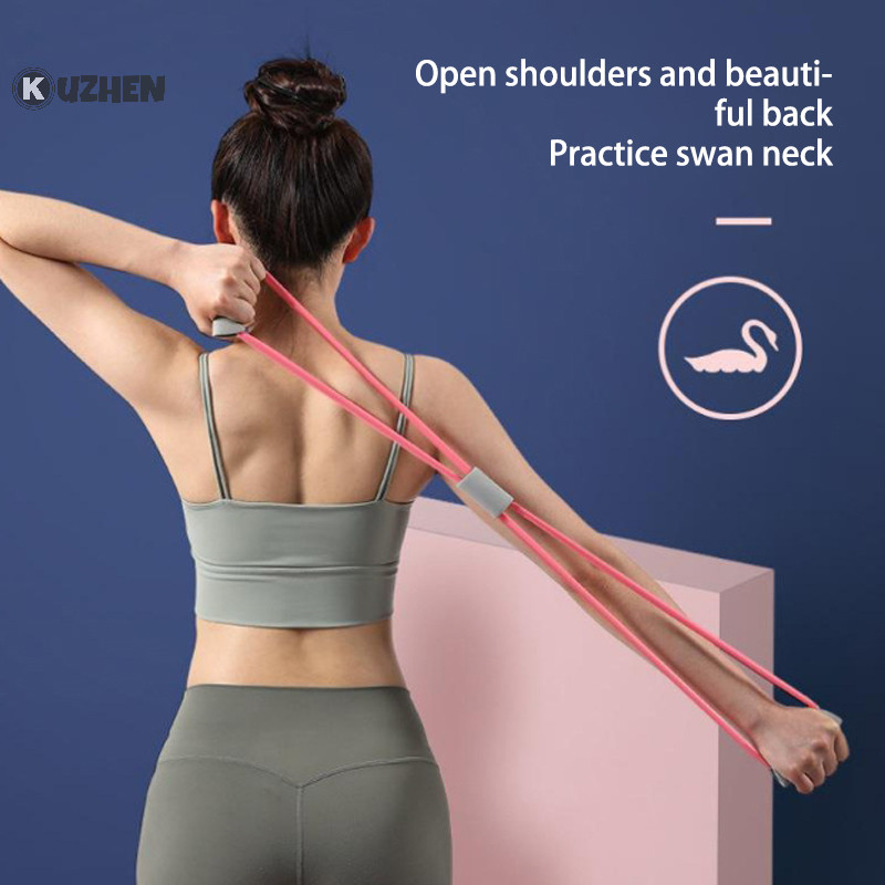 Kuzhen Dây kháng lực có bọt thể thao tại nhà Phụ kiện tập thể dục Yoga Dây kéo cao su Huấn luyện và tập thể dục Thiết bị tập thể dục dành cho nữ HOT