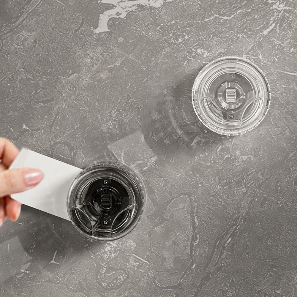 Giá đỡ bàn chải đánh răng điện LACYES, Móc lưu trữ bàn chải đánh răng treo tường có thể tháo rời, Móc cắm có thể tái sử dụng không lỗ bằng nhựa tiện lợi cho gia đình