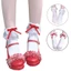 XGB Nữ JK Dễ Thương Ngọt Ngào Thủy Thủ Đoàn Tất Ruffle Ren Ruy Băng Nơ Đầm Công Chúa Tất
