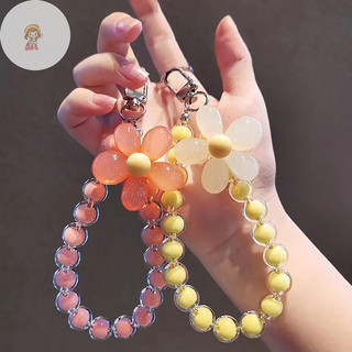 Twe 1Pc Hoa Nhiều Màu Sắc Đính Hạt Điện Thoại Di Động Dây Đeo Quyến Rũ Dây Xích Nữ Cô Gái VN
