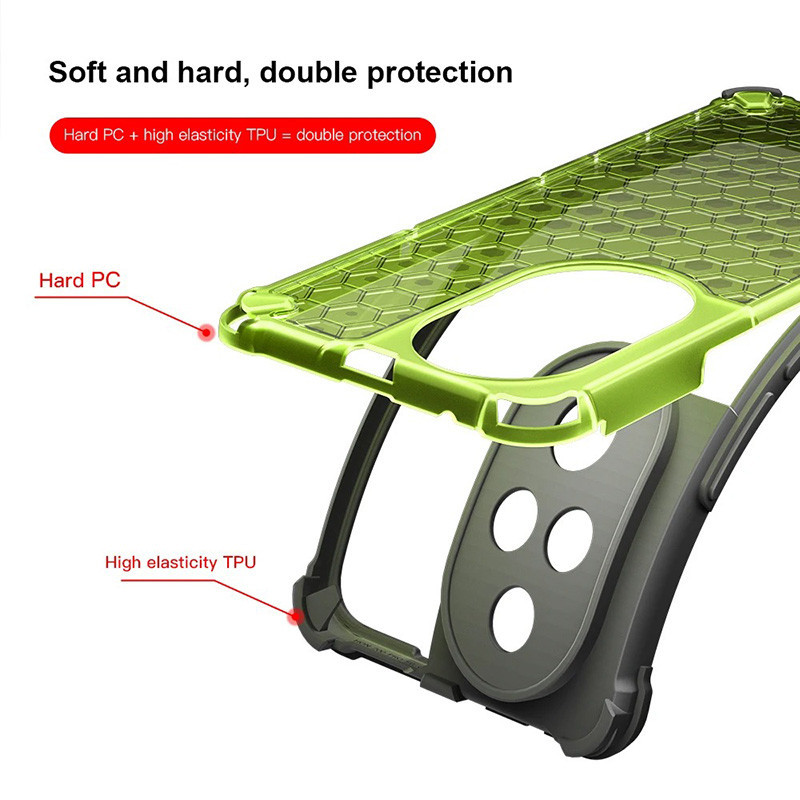 Dành Cho Honor 200 / 200 Pro / 200 Lite / 90 / 90 Lite Ốp Lưng PC Cứng & Silicon Mềm Chống Sốc Chống Rơi Tổ Ong Bảo Vệ