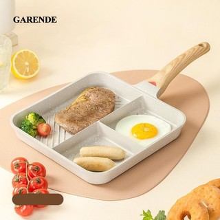 Garende Chảo Chiên Chống Dính Di Động Chia Nướng Nồi Chiên Vuông Omelette Cho