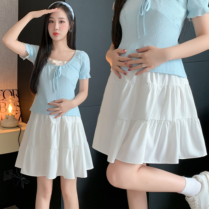 Váy bà bầu mùa hè thời trang phù hợp Váy bà bầu khí chất ngọt ngào