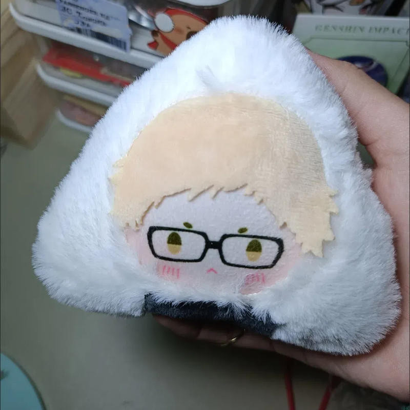 Haikyuu!! Quyến Rũ Móc Khóa Sang Trọng - Oikawa Tooru, Hinata Shoyo, Kenma Kozume Onigiri Design