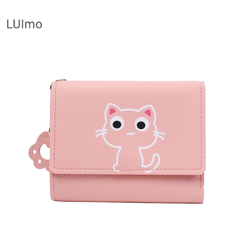 Ví nữ Luimo Ví ngắn dễ thương Ví da nữ Túi đựng thẻ SBS