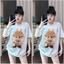 Labubu Men & Women Trendy T-shirt Loose Breathable Quick-Drying Top Couple T-shirt 2024 Summer