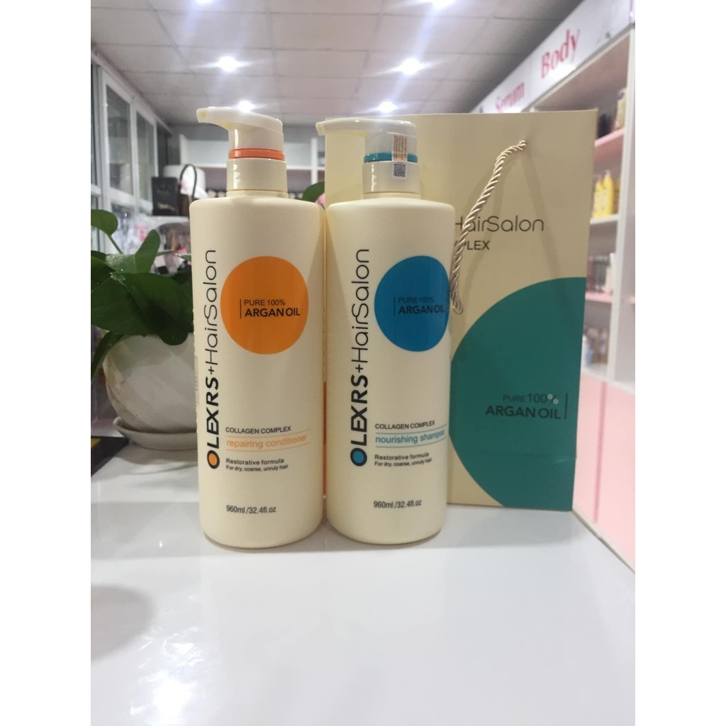 [Hàng Auth - Chọn màu] [Ảnh thật] [Chính hãng] Dầu gội cặp Olex Arganoil 960ml
