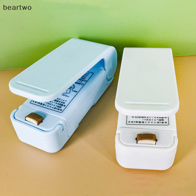 < Beartwo > 1 Gói Máy Niêm Phong Di Động Niêm Phong Túi Nhựa Nhiệt Túi Thực Phẩm Áp Lực Tay Nhiệt Niêm Phong Máy Dụng Cụ Nhà Bếp Đẹp