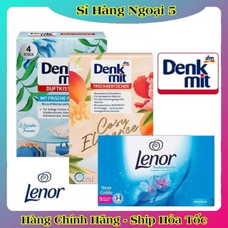 [auth] Túi thơm quần áo trong tủ, thơm máy sấy DENKMIT, Giấy thơm quần áo LENOR HÀNG CHUẨN ĐỨC- Đủ BILL [Hot]