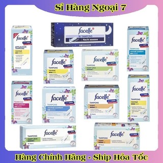 Băng vệ sinh Tampon Facelle Đức đầy đủ size - Date mới Đủ Bill