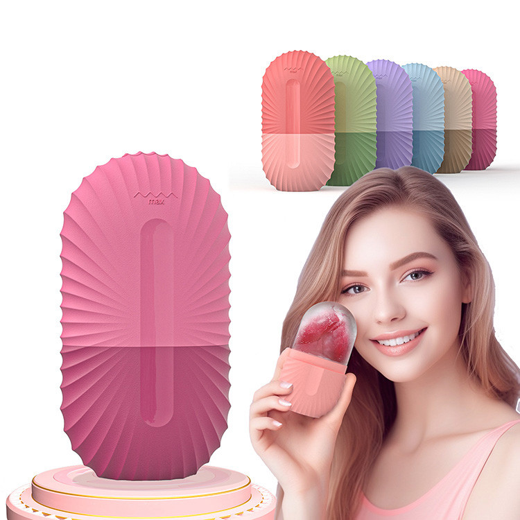 Silicone Ice Face Roller Chăm Sóc Da Làm Đẹp Nâng Đường Viền Dụng Cụ Khay Đá Quả Cầu Bóng Máy Mát Xa Mặt