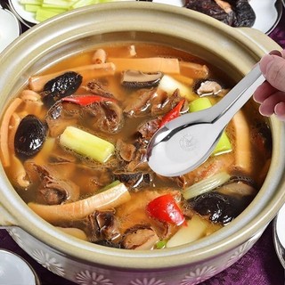 Muỗng đáy phẳng bằng thép không gỉ cấp thực phẩm - Muỗng súp tay cầm dài bằng bạc Bộ đồ ăn nhà bếp