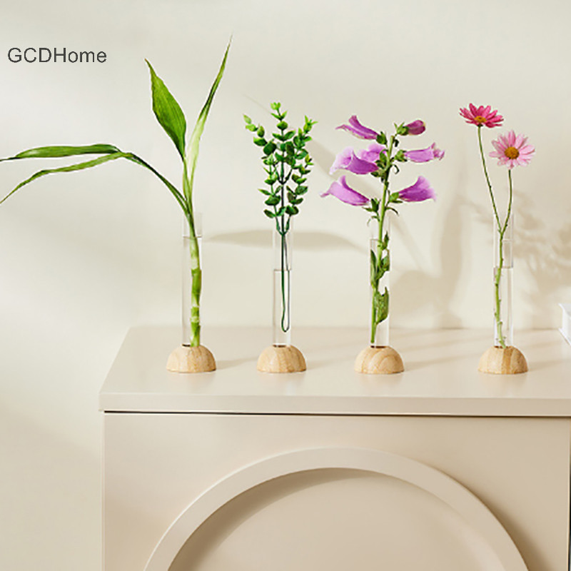 Gcdhome Sáng Tạo Phong Cách Bắc Âu Tròn Thủy Tinh Pha Lê Bình Tròn Trong Nghệ Thuật Hoa Sen Xanh Đồ Trang Trí Bình Thủy Tinh Để Bàn Trang Trí HOT