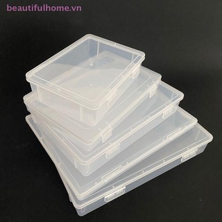 [Beautifulhome] 1 hộp nhựa bảo quản móng tay nghệ thuật, đá quý, hạt trang sức, phụ kiện DIY làm móng tay [Làm Đẹp]