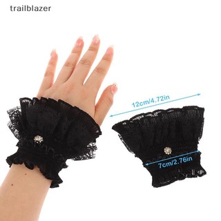 Trailblazer 1 Cặp Móng Tay Chụp Ảnh Găng Tay Móng Tay Nghệ Thuật Ren Giả Xếp Ly Vòng Tay Làm Móng Tay Đạo Cụ Chụp Ảnh Tay Giả Đẹp Nhẹ Nhàng Giả Vòng Tay Mới
