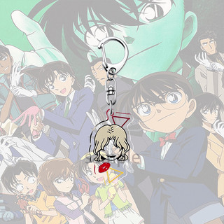 Thám tử Conan acrylic móc khóa Matsuda Jinhira Hagihara Kenji ngoại vi anime hai chiều Shin-chan