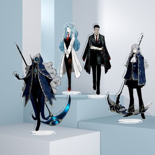 Thư Viện Ruina Đứng Anime Móc Khóa Lobotomy Corporation Nam Móc Chìa Khóa Cho Nữ In Hình Acrylic Móc Khóa Mặt Dây Chuyền Quà Tặng