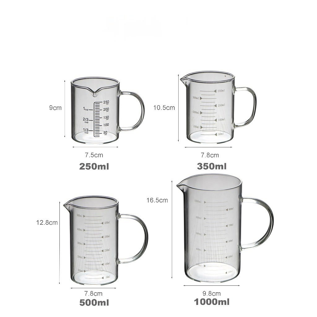 CA THỦY TINH CÓ VẠCH CHIA ĐỊNH LƯỢNG KÈM NẮP GỖ TRE CAO CẤP | CA ĐONG THỦY TINH ĐỊNH LƯỢNG KÈM NẮP GỖ TRE DECOR FE123