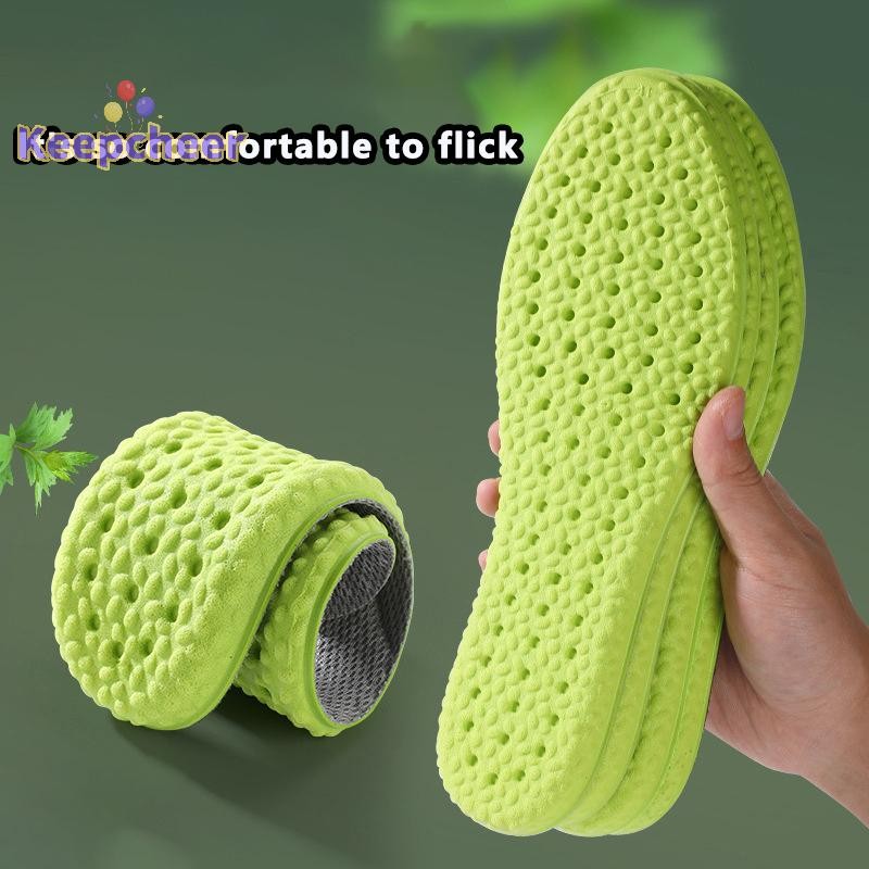 [Keepcheer] Hấp thụ sốc Thoải mái Thoáng khí Khử mùi Đế vòm Hỗ trợ cao su Mềm thấm mồ hôi khi chạy bộ Chăm sóc bàn chân [Mới]