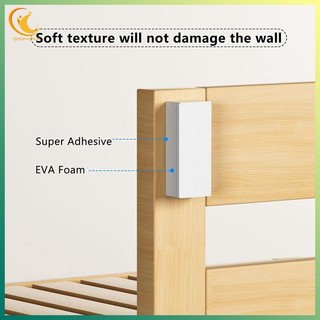 [Ygdgentgklh.vn] 20 Miếng đệm nội thất, Nút chặn đầu giường xốp EVA cho tường, 10 Cái (Dày 15mm) + 10 Cái (Dày 5mm) Tấm bảo vệ tường