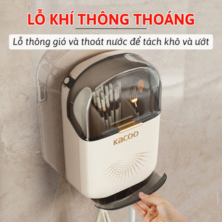 Hộp Đựng Đũa Muỗng Treo Tường Thoáng Khí Myd.23 Ống Đựng Đũa Có Nắp Đậy Chống Bụi, Ngăn Côn Trùng Bụi Bẩn An Toàn