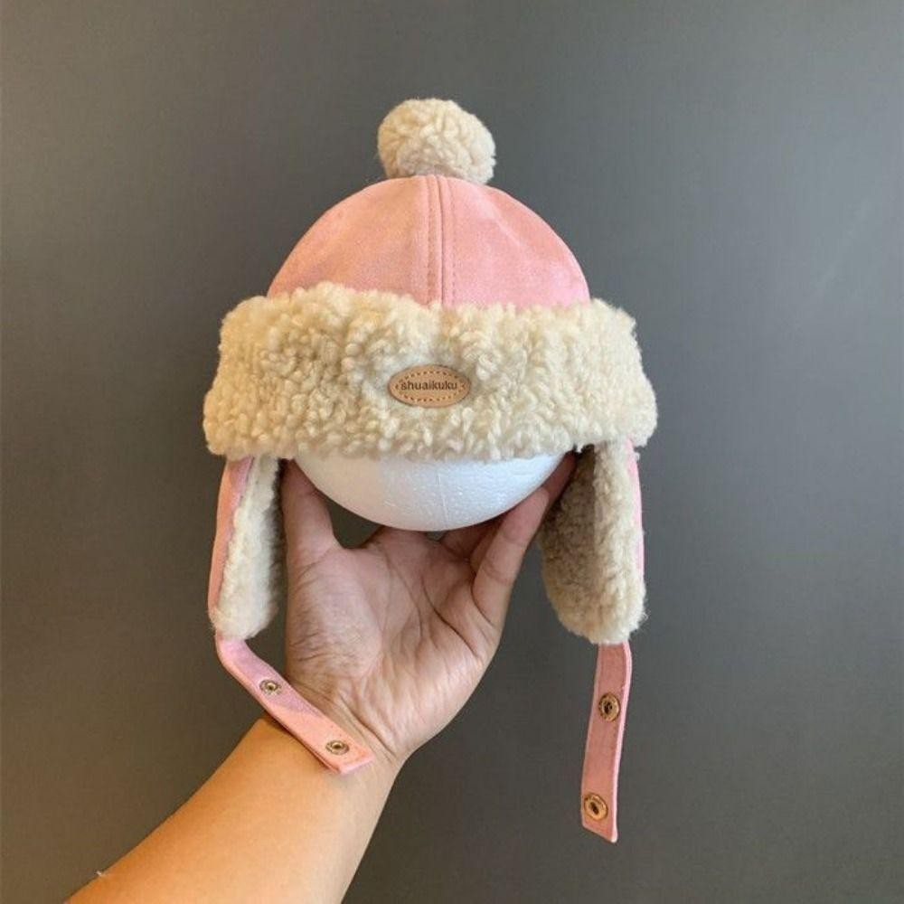 WOAY Kid Lei Feng Hat, Boy Girl Thicken Warm Scarf Hat Set, Bảo vệ tai chống gió Mũ chui đầu trẻ em đa năng
