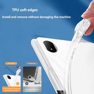 Ốp Túi Khí Trong Suốt Cho Honor Pad X9a 11.5inch 2025 X9 Pro V9 X8a 11 ” 2024 MagicPad 2 GT Pro 12.3 Pad 9 8 V8 Pro X8 Lite V7 X9 Da Đứng Bảo Vệ Có Khe Cắm Bút