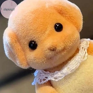 Deyangk Limb Di Động Rừng Gia Đình Động Vật Hình Poodle Đổ Xô Shaggy Hình Chó Mẫu Nhà Búp Bê Thu Nhỏ Phụ Kiện Búp Bê Cho Trẻ Em VN