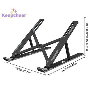 [Keepcheer] Giá đỡ máy tính xách tay đa năng Giá đỡ máy tính xách tay có thể điều chỉnh cho đế làm mát có thể gập lại chống trượt cho máy tính xách tay / máy tính bảng / điện thoại [Mới]