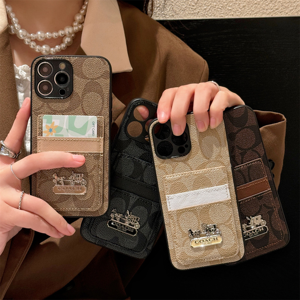 Dành Cho OPPO A6PRO A5PRO A3X A3PRO A60 A96 A92 A15 A15S A53 A33 A17 A17K A76 A77 A57 A74 A12 A8 A31 F11 Ốp Điện Thoại Da PU Sang Trọng Mới Độc Đáo Có Khe Cắm Ví Thẻ Thiết Kế