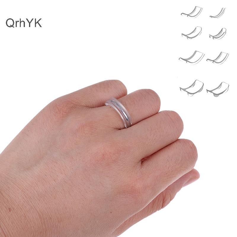 Nhà Máy Thời Trang 8 Chiếc Vô Hình Kích Thước Vòng Điều Chỉnh Cho Rời Kích Thước Vòng Giảm Tốc Miếng Đệm Vòng Bảo Vệ QrhYK