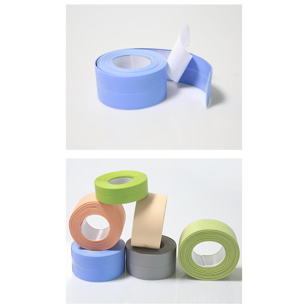 Bồn Rửa Nhà Bếp Chống Nấm Mốc Băng Chống Thấm Nước Vệ Sinh Miếng Dán Nhà Vệ Sinh Góc Khoảng Cách Niêm Phong Dải Tự Dính Đường May Biển Đẹp