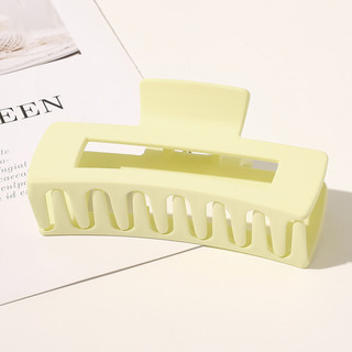 Kẹp vuốt tóc nhựa lớn chống trơn trượt, phù hợp cho nhiều loại tóc