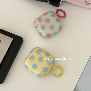 Ốp Lưng Cho AirPods 4 [2024] AirPods Pro2 Pro 3 2 1 Apple AirPods Tai Nghe Bluetooth Bảo Vệ Tai Nghe Cam Xanh Chấm