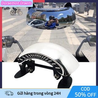 【COD】Gương Chiếu Hậu Xe Máy Góc Nhìn 180 Độ Mạ Chrome, Gắn Kính Chắn Gió, An Toàn Khi Di Chuyển Đường Dài