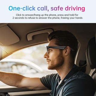 Kính và Tai Nghe Bluetooth Lookshow B8T6 - Thông Minh, Chống Tia UV, Dành Cho Hoạt Động Ngoài Trời