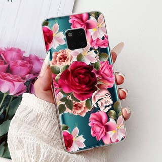 Dành Cho Huawei Mate 20 Pro Vỏ LYA-L09 LYA-L29 Ốp điện thoại Mới Phong Cách Bướm Hoa Mềm Silicon Ốp điện thoại Cho Huawei Mate 20 Ốp điện thoại
