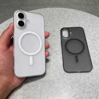 Ốp điện thoại mờ siêu mỏng từ tính cho iPhone 16 15 14 13 12 11 Pro Max Ốp lưng trong suốt