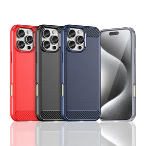 Ốp điện thoại TPU mềm chống sốc cho iPhone 16 / 16 Plus / 16 Pro / 16 Pro Max