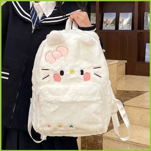 SY6 Hello Kitty Ba Lô Dành Cho Sinh Viên Đại Học Dung Tích Lớn Thời Trang Nữ Hoạt Hình Dễ Thương Túi Đi Học YS6