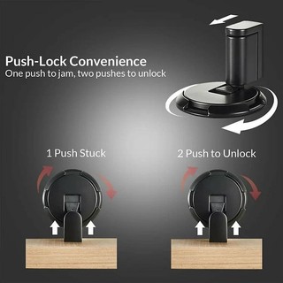 Nút chặn cửa Nút chặn cửa từ tính Nút chặn cửa nêm trong nhà Có thể điều chỉnh Không khoan Sàn cơ khí Cửa chặn cửa từ tính Bắt có chất kết dính Phong cách 01 hợp kim an toàn chắc chắn