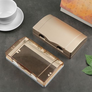 86 Loại Ổ cắm đôi Bảo vệ phích cắm điện Vỏ bảo vệ công tắc trẻ em Hộp an toàn Phòng tắm Hộp chống nước trong suốt