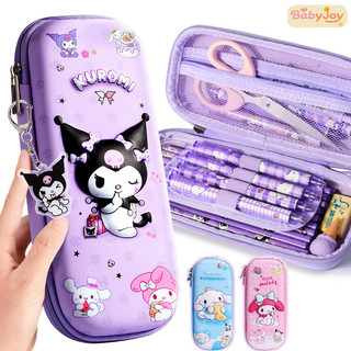 【BabyJoy】Hộp đựng bút 3D,Hộp Bút Kuromi, Melody, Cinnamoroll Dễ Thương,Chống Nước và Bụi Bẩn, Ngoại hình cao