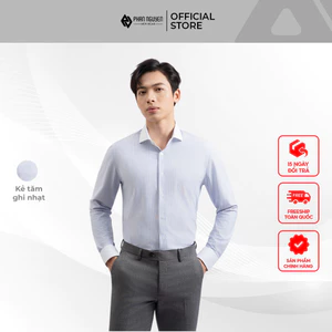 Áo sơ mi kẻ nam Phan Nguyễn, chất liệu cao cấp, mềm mại, form slim fit tôn dáng SMD.1399
