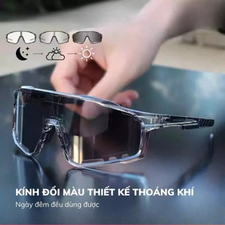 MOTEX đổi màu phối kính đi đêm nam nữ bảo vệ mắt chống tia uv bụi đi đường mưa kính thể thao chạy bộ