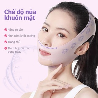đeo Sevich khi V Dây Facial tiện lợi săn chắc thể sóc nâng cằm da béo có cơ 3D phục mặt Chăm hồi Đai giảm ngủ
