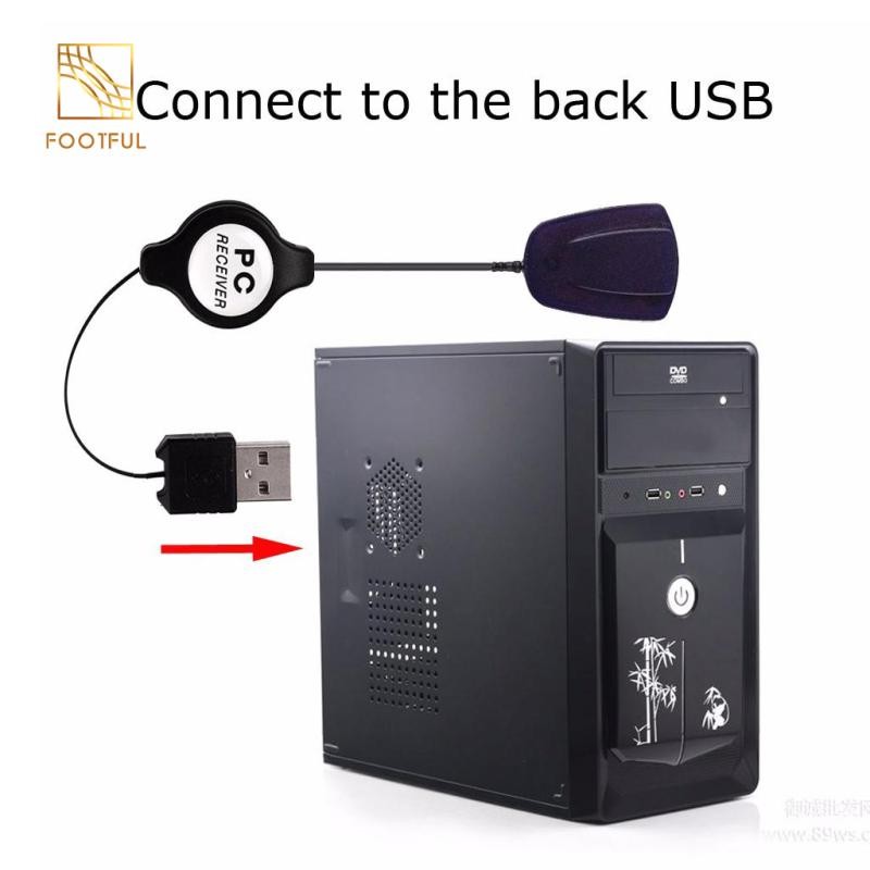 Bộ điều khiển từ xa IR Nhận USB cho Loptop PC Center 7 8 10 Vista